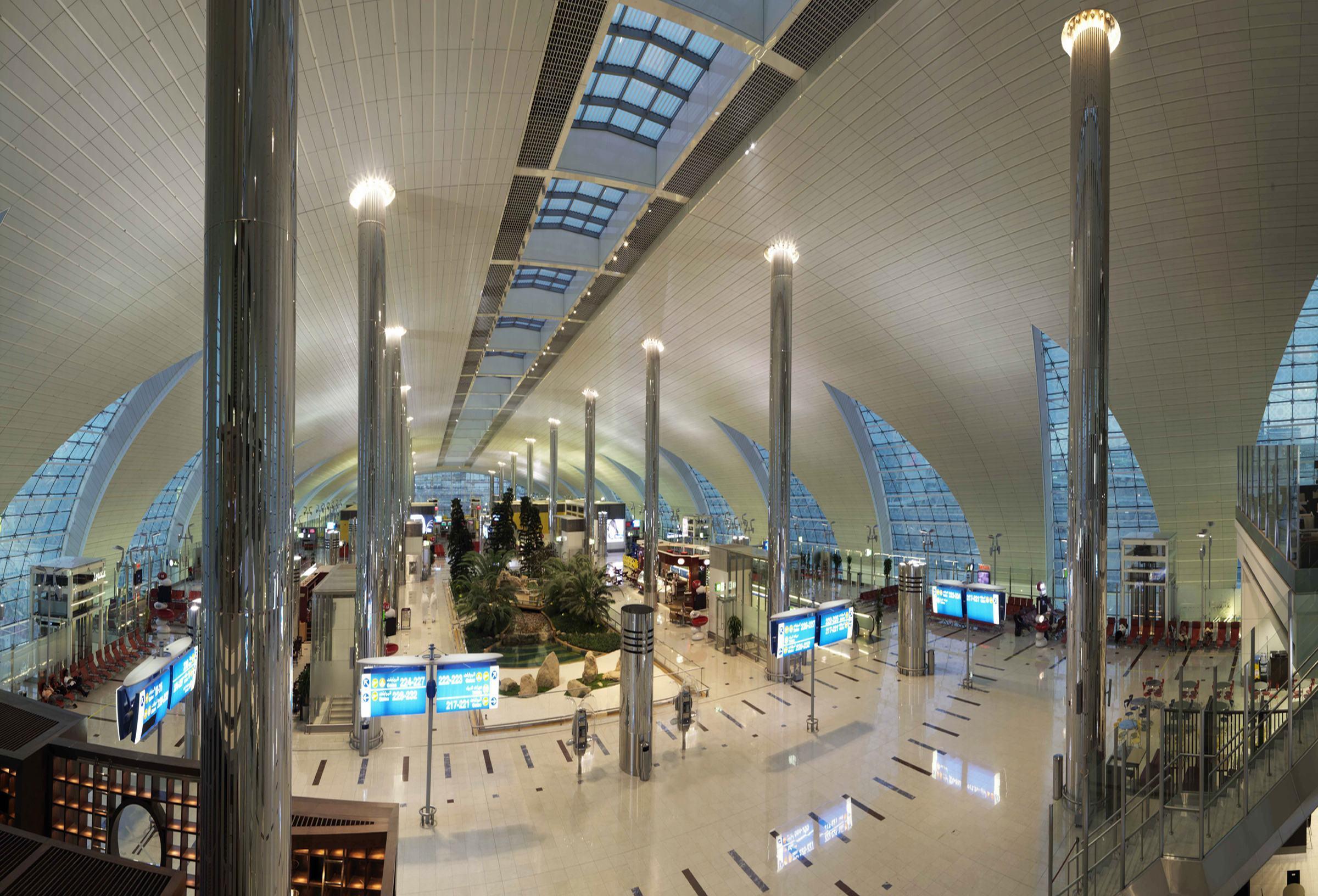 Dubai International Terminal Hotel Exterior photo Interior of the airport